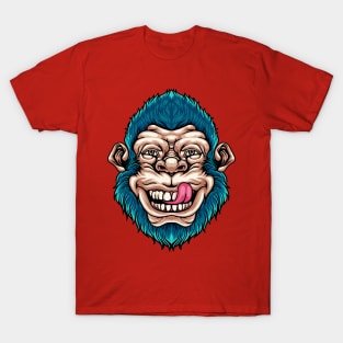 Funny monkey head T-Shirt